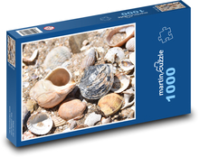 Mušle - moře, dovolená Puzzle 1000 dílků - 60 x 46 cm