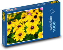 Sharpshooters - yellow flower, garden Puzzle 1000 pieces - 60 x 46 cm 