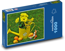 Velikonoce - konev, vajíčka Puzzle 1000 dílků - 60 x 46 cm