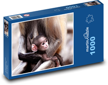 Opice - mládě, opičátko Puzzle 1000 dílků - 60 x 46 cm