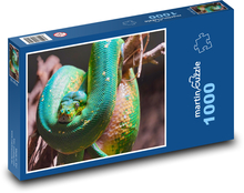 Krajta - Terrarium, Schlange Puzzle 1000 Teile - 60 x 46 cm