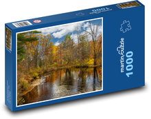 Wald - Herbst, Natur Puzzle 1000 Teile - 60 x 46 cm