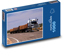 Cestný vlak - nákladné auto, Austrália Puzzle 1000 dielikov - 60 x 46 cm 