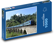 Train - Asia, travel Puzzle 1000 pieces - 60 x 46 cm 