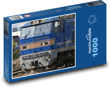 Nákladní vlak - železnice, přeprava Puzzle 1000 dílků - 60 x 46 cm