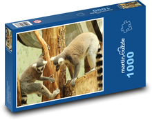 Affe - Makake, Zoo Puzzle 1000 Teile - 60 x 46 cm