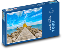 Italy, sea, lighthouse Puzzle 1000 pieces - 60 x 46 cm