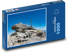 Korutánsko - Salzburg, hory Puzzle 1000 dielikov - 60 x 46 cm 
