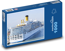 Výletní loď - plavba, moře Puzzle 1000 dílků - 60 x 46 cm