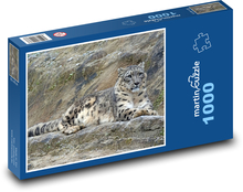 Leopard - irbis, dravec Puzzle 1000 dielikov - 60 x 46 cm 