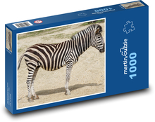 Zebra - Tier, Afrika Puzzle 1000 Teile - 60 x 46 cm