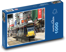 Hongkong - vlak, nádraží Puzzle 1000 dílků - 60 x 46 cm