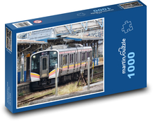 Train - station, tracks Puzzle 1000 pieces - 60 x 46 cm 