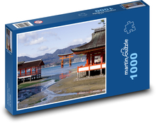 Japonsko - svatyně, chrám Puzzle 1000 dílků - 60 x 46 cm
