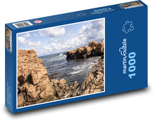 Felsen - Küste, Ozean Puzzle 1000 Teile - 60 x 46 cm