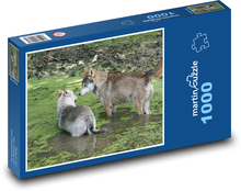 Wolf - predator, animal Puzzle 1000 pieces - 60 x 46 cm 