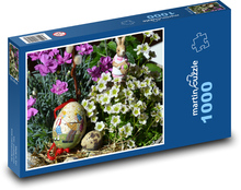 Veľká noc - vajcia, dekorácie Puzzle 1000 dielikov - 60 x 46 cm 