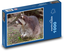 Mýval - zvíře, Aljaška Puzzle 1000 dílků - 60 x 46 cm