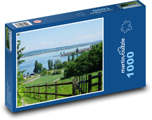 Bodamské jazero - voda, jazero Puzzle 1000 dielikov - 60 x 46 cm 