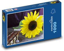 Slnečnica - kvet, leto Puzzle 1000 dielikov - 60 x 46 cm