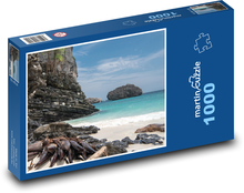 Thajsko - ostrov, pláž Puzzle 1000 dielikov - 60 x 46 cm 