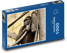Gorila - opice, zvíře Puzzle 1000 dílků - 60 x 46 cm