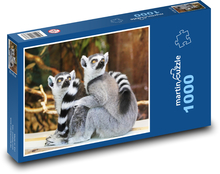 Lemur - zvíře, zoo Puzzle 1000 dílků - 60 x 46 cm