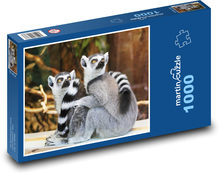 Lemur - Tier, Zoo Puzzle 1000 Teile - 60 x 46 cm