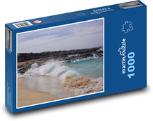 Pláž - moře, vlny Puzzle 1000 - 60x46 cm