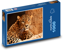 Leopard - veľká mačka, zviera Puzzle 1000 dielikov - 60 x 46 cm 