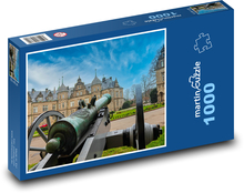 Dělo - zámek, hrad Puzzle 1000 dílků - 60 x 46 cm