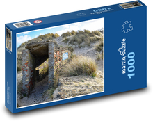 Wydmy - piasek, trawa Puzzle 1000 elementów - 60x46 cm