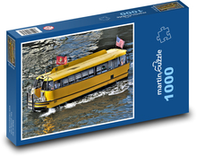 Vodní taxi - autobus na vodě, cestovat Puzzle 1000 dílků - 60 x 46 cm