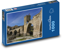 Mittelalterliche Architektur - Burg Puzzle 1000 Teile - 60 x 46 cm