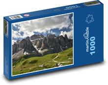 Skały - góry, Alpy Puzzle 1000 elementów - 60x46 cm