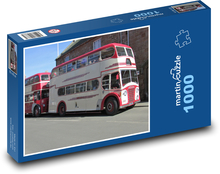 Doprava - starý autobus Puzzle 1000 dílků - 60 x 46 cm