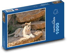 Voľne žijúce živočíchy - levie mláďa Puzzle 1000 dielikov - 60 x 46 cm 