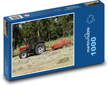 Traktor - kosenie, seno Puzzle 1000 dielikov - 60 x 46 cm 