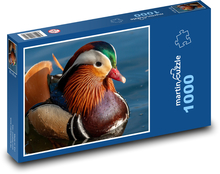 Kaczka mandarynka - rzeka, jezioro Puzzle 1000 elementów - 60x46 cm