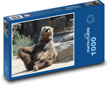 Medvěd - zoo, zvíře Puzzle 1000 dílků - 60 x 46 cm