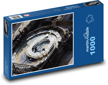 Praha - orloj, Česká republika Puzzle 1000 dílků - 60 x 46 cm