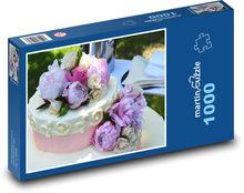Wedding cake - wedding, marriage Puzzle 1000 pieces - 60 x 46 cm 