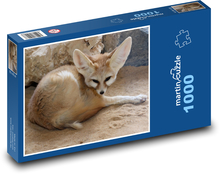 Púštna líška - divoká zver, zoo Puzzle 1000 dielikov - 60 x 46 cm 