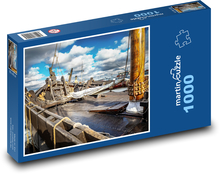 Loď - more, doprava Puzzle 1000 dielikov - 60 x 46 cm 