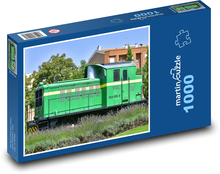 Zug - Straße, Eisenbahn Puzzle 1000 Teile - 60 x 46 cm
