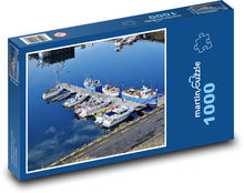 Boote - Pier, Liegeplatz Puzzle 1000 Teile - 60 x 46 cm