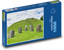 Historický pamätník - kamene, príroda Puzzle 1000 dielikov - 60 x 46 cm 