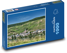 Dedina - farma, pole Puzzle 1000 dielikov - 60 x 46 cm