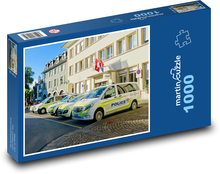 Police station - car, police Puzzle 1000 pieces - 60 x 46 cm