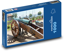 Delo - vojnová pištoľ, historický Puzzle 1000 dielikov - 60 x 46 cm